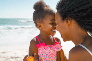 Morning skincare routine