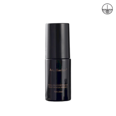 Small Black Bottle Of Yeast Muscle Essence Pre-serum