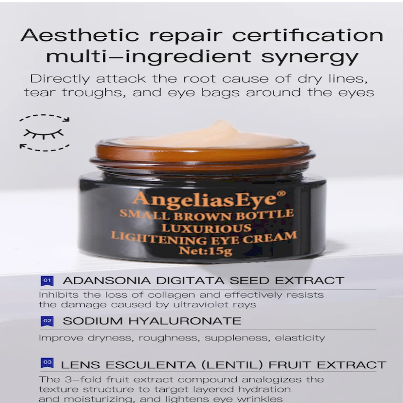 Small Brown Bottle Luxurious Lightening Eye Cream